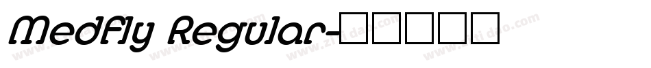 Medfly Regular字体转换